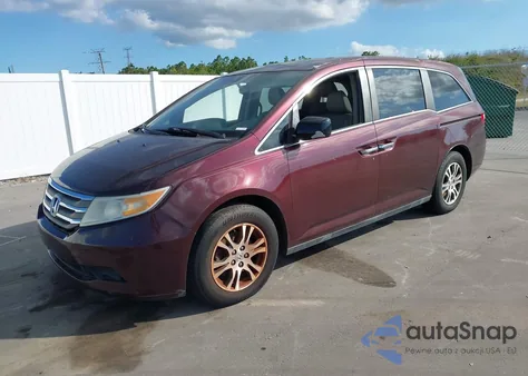 2013 Honda Odyssey Ex-L z USA, uszkodzony, nr VIN 5FNRL5H65DB019980
